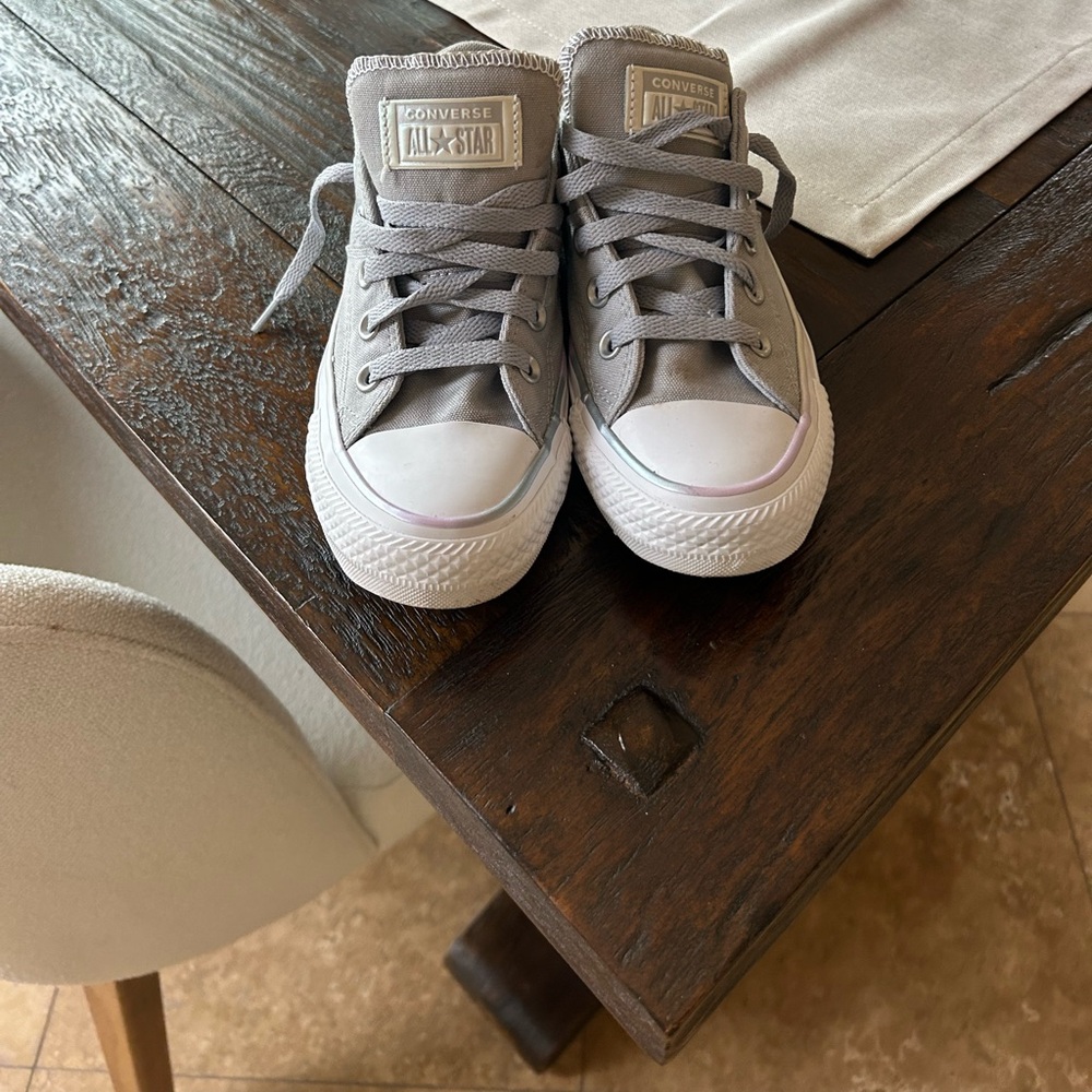 Unique Converse All Star Madison Ox Women Shoes | Size 5.5 | Gray White